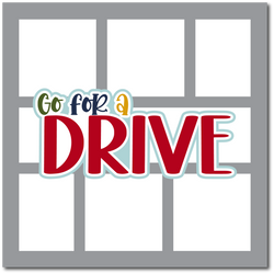 Go for a Drive - Scrapbook Single Page Kit