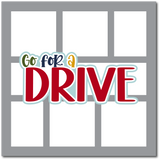 Go for a Drive - Scrapbook Single Page Kit
