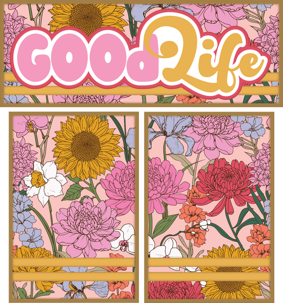 Good Life - Scrapbook Page Photo Mat Set