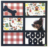Good Dog - 6 Frames - Scrapbook Overlay - Digital Cut File - SVG - INSTANT DOWNLOAD