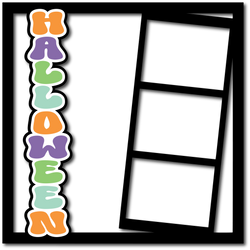 Halloween - 3 Frames - Layered Overlay - Digital Cut File - SVG - INSTANT DOWNLOAD