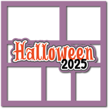 Halloween 2025 - 5 Frames - Scrapbook Page Layered Overlay Kit