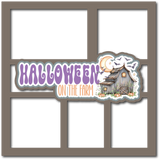 Halloween on the Farm - 5 Frames - Scrapbook Page Layered Overlay Kit
