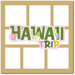 Hawaii Trip - Scrapbook Single Page Kit
