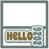Hello 2026 - Scrapbook Page Layered Overlay Kit