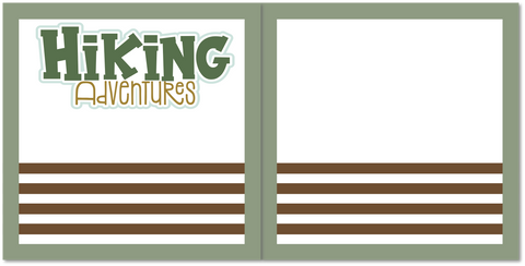 Hiking Adventures - Scrapbook Double Page Kit