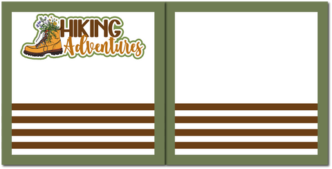 Hiking Adventures - Scrapbook Double Page Kit