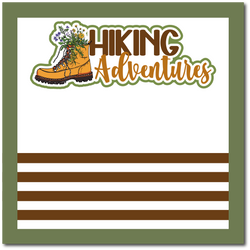 Hiking Adventures - Scrapbook Single Page Kit