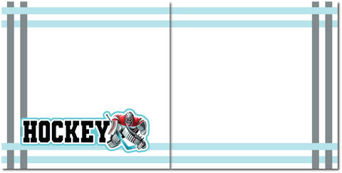 Hockey - Scrapbook Double Page Kit
