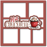 Hot Chocolate - 5 Frames - Scrapbook Page Layered Overlay Kit