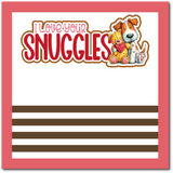 I Love Your Snuggles - Scrapbook Single Page Kit
