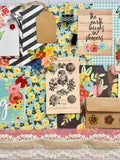 Happy Spring - Flowers - Junk Journal or Scrapbook Kit  - Only 1 Available