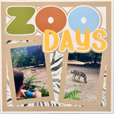 Zoo Days - Layered Overlay - Digital Cut File - SVG - INSTANT DOWNLOAD
