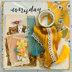 Everyday - Floral - Butterflies - Junk Journal or Scrapbook Kit  - Only 1 Available