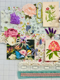 Florals - Yellows - Junk Journal or Scrapbook Kit  - Only 1 Available