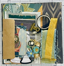 Once Upon a Time - Warm Colors - Junk Journal or Scrapbook Kit  - Only 1 Available