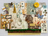 Warm Colors - Florals  - Junk Journal or Scrapbook Kit  - Only 1 Available
