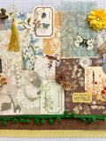 Warm Colors - Florals  - Junk Journal or Scrapbook Kit  - Only 1 Available