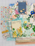 Florals - Flower Market - Junk Journal or Scrapbook Kit  - Only 1 Available