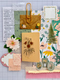 Peach Florals  - Junk Journal or Scrapbook Kit  - Only 1 Available