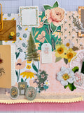 Peach Florals  - Junk Journal or Scrapbook Kit  - Only 1 Available