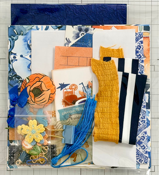 Mediterranean  - Junk Journal or Scrapbook Kit  - Only 1 Available