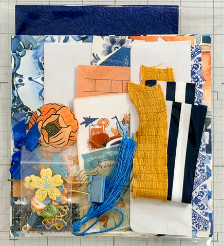 Mediterranean  - Junk Journal or Scrapbook Kit  - Only 1 Available