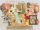 Warm Colors - Floral - Butterflies  - Junk Journal or Scrapbook Kit  - Only 1 Available