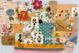Warm Colors - Florals - Junk Journal or Scrapbook Kit  - Only 1 Available