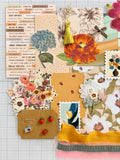 Warm Colors - Florals - Junk Journal or Scrapbook Kit  - Only 1 Available