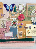 Florals - Butterfles  - Junk Journal or Scrapbook Kit  - Only 1 Available