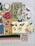 Florals - Butterfles  - Junk Journal or Scrapbook Kit  - Only 1 Available