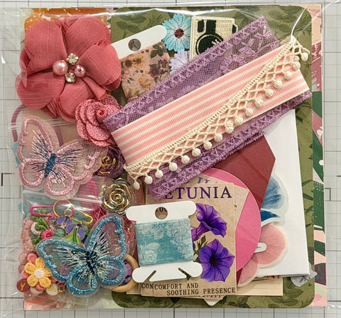 Flowers - Love Grows Here  - Junk Journal or Scrapbook Kit  - Only 1 Available
