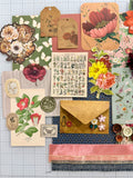 Flowers - Warm Colors  - Junk Journal or Scrapbook Kit  - Only 1 Available