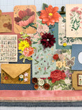 Flowers - Warm Colors  - Junk Journal or Scrapbook Kit  - Only 1 Available