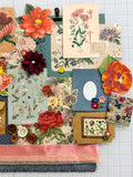 Flowers - Warm Colors  - Junk Journal or Scrapbook Kit  - Only 1 Available