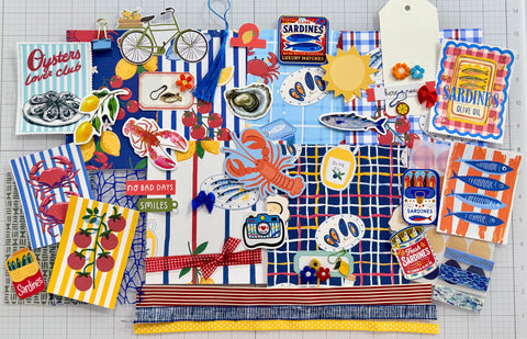 Mediterranean  - Junk Journal or Scrapbook Kit  - Only 1 Available