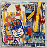 Mediterranean  - Junk Journal or Scrapbook Kit  - Only 1 Available