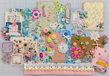 Floral - Pinks - Blues  - Junk Journal or Scrapbook Kit  - Only 1 Available
