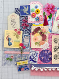 Brights - Florals  - Junk Journal or Scrapbook Kit  - Only 1 Available
