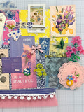 Brights - Florals  - Junk Journal or Scrapbook Kit  - Only 1 Available