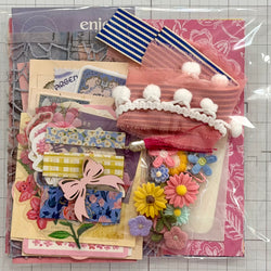 Brights - Florals  - Junk Journal or Scrapbook Kit  - Only 1 Available