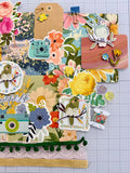 Colorful Florals - Junk Journal or Scrapbook Kit  - Only 1 Available