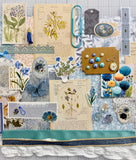 Blues - Floral - Junk Journal or Scrapbook Kit  - Only 1 Available