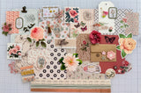 Warm Rose - Florals - Junk Journal or Scrapbook Kit  - Only 1 Available