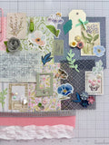 Blues - Pinks - Florals - Junk Journal or Scrapbook Kit  - Only 1 Available