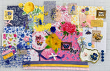 Blues - Pinks - Florals - Junk Journal or Scrapbook Kit  - Only 1 Available
