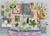 Soft Blues - Soft Pinks - Flowers - Junk Journal or Scrapbook Kit  - Only 1 Available