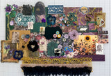 Dark Purples - Dark Blues - Gold - Junk Journal or Scrapbook Kit  - Only 1 Available