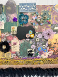 Dark Purples - Dark Blues - Gold - Junk Journal or Scrapbook Kit  - Only 1 Available